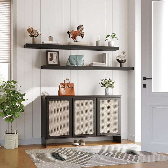 HOOBRO Floating Shelves for Wall, Wall Mounted Shelf Set of 2, for Wall in - Image 5