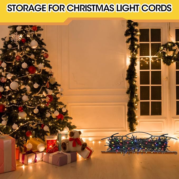 Ripeng 6 Pcs 15.7“ Light Duty Extension Cord Storage Reel Durable H-frame - Image 2