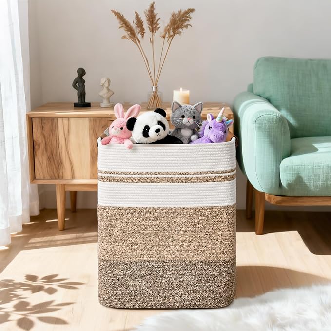 Laundry Hamper, 95L Tall Laundry Basket - Image 7