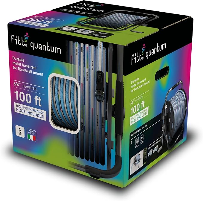 FITT Quantum durable, movable metal hose reel - Image 8