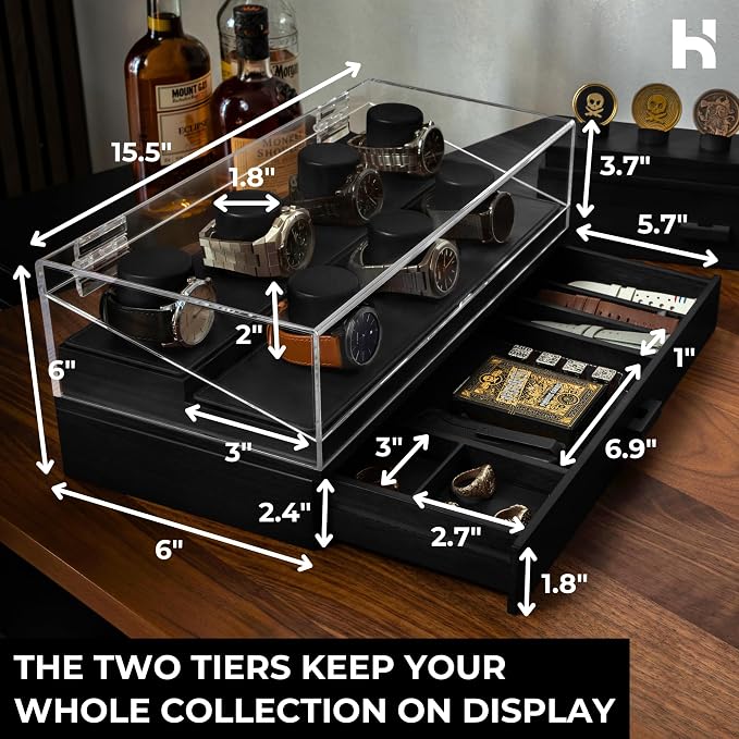 Premium 7 Slot Watch Box for Men - Image 8