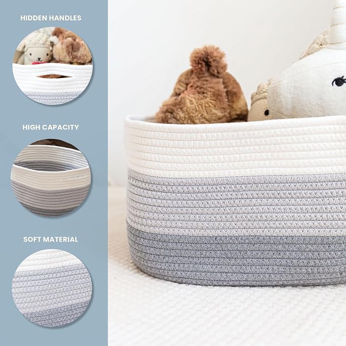 OrganiHaus Woven Storage Baskets - Image 3
