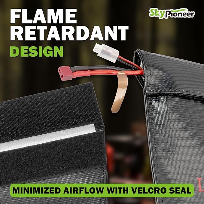 RC Lipo Safe Bag, Fire Retardant Lipo Battery Bag, Fireproof Explosion-proof - Image 6