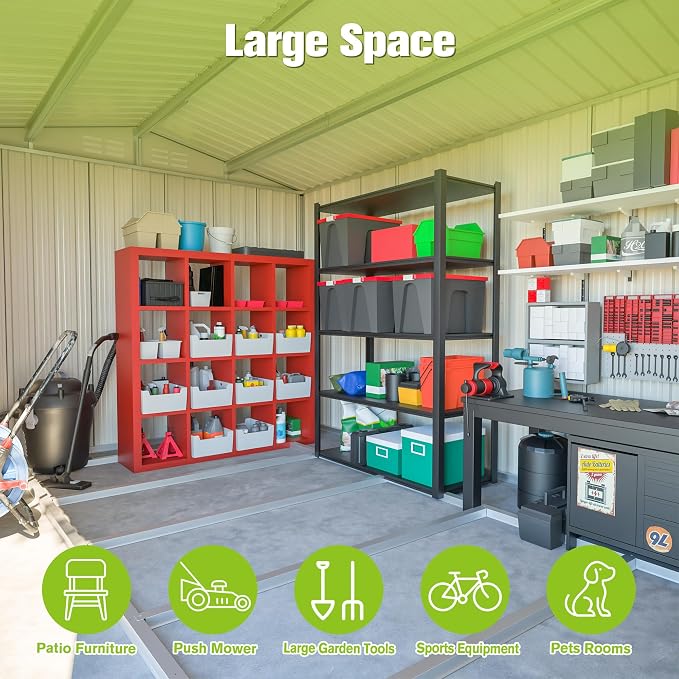 12' x 8' Outdoor Storage Shed - Image 7