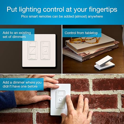 Lutron Caseta Original Smart Dimmer Switch Kit w/ Hub, - Image 10