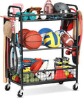 Ball Storage Sports Equipment Organizer by EXTCCT