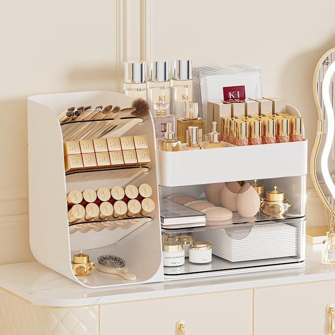 Makeup Organizer with Brush Holder - Image 4