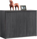 SICOTAS Buffet Cabinet with Storage Accent Sideboard with 3 Doors Modern 46.6" by SICOTAS