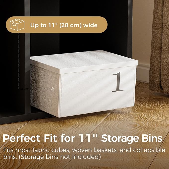 COMHOMA 8 Wood Cube Storage Organizer - Image 5