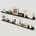 Axeman 48 Inch Black Floating Shelves by Axeman