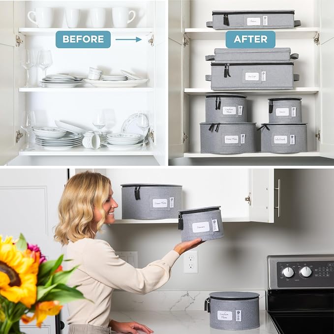 Hard Shell China Storage Containers 8-Piece Set Moving Boxes - Image 8