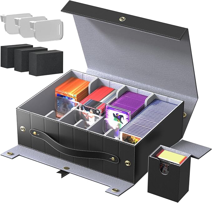 Top Loader Compatible Trading Card Storage Box by TUSPIPAL