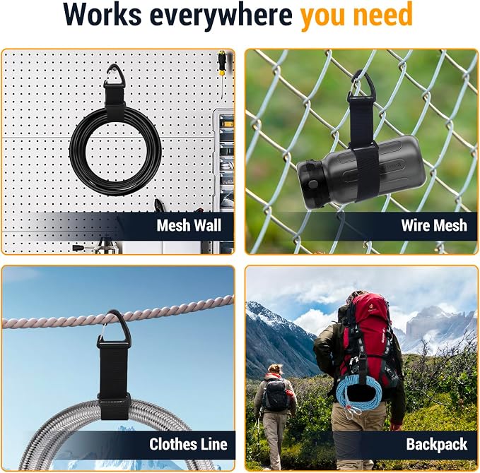 Easy Hang Extension Cord Holder Organizer, Tightened by Gravity, Heavy Duty - Image 3