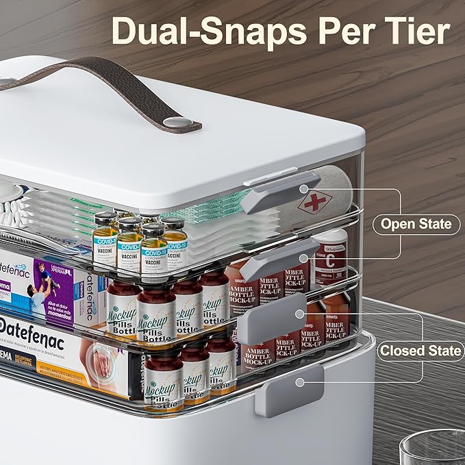 CTIME 4-Tier XL Medicine Organizer - Image 6