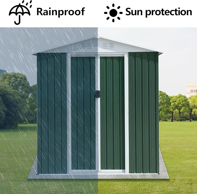 Ball & Cast 6x4FT Outdoor Storage Shed - Image 5