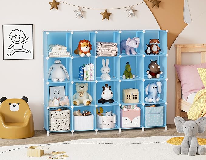 HOMIDEC 20-Cube Storage Organizer, Closet Organizer Storage Shelf Bookcase - Image 2
