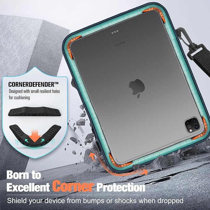 MoKo 9-11 Inch 360° Protective Tablet Sleeve Bag, Fits iPad Air M3 11, 5/4th - Image 3