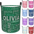 Custom Name Laundry Hamper, Personalized Laundry Basket by Kirendle