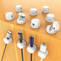 6 Pack Magnetic Cord Clips, 360° Rotatable Adjustable Cable Organizer, Strong by Unknown