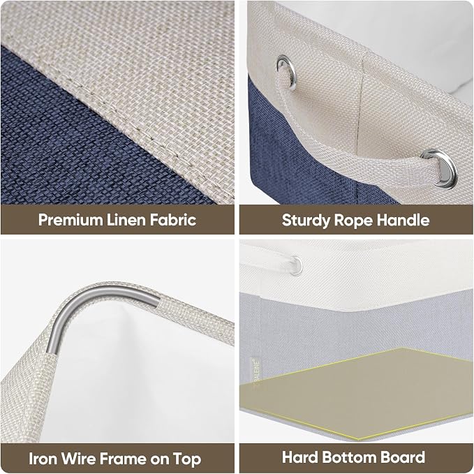 BALEINE 1 Pack Fabric Storage Bins - Image 8