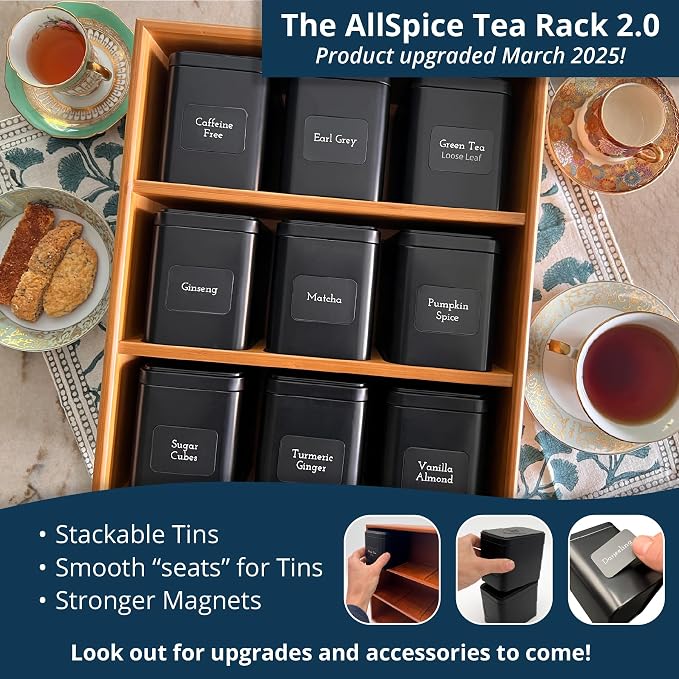 AllSpice Tea Organizer Rack - Image 2