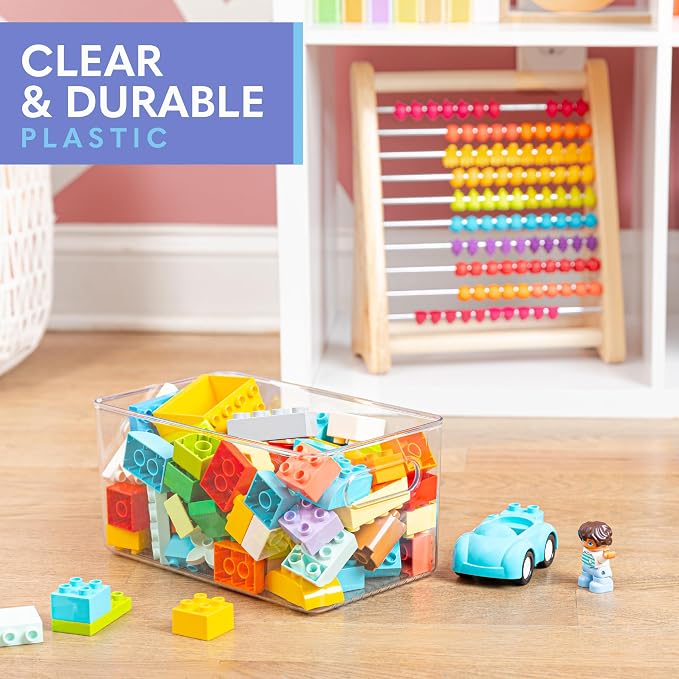 primebox Plastic Food Storage 2 Pack Clear Container Bin - Image 5