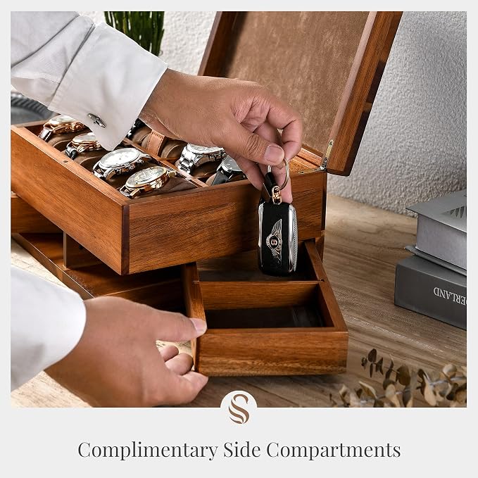 Shanik Luxury Large Watch Box Organizer - Image 3