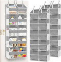 2 Pack Over The Door Organizer 5 Tiers, Extra Large Behind Door Storage of 10 by Ofiray-home