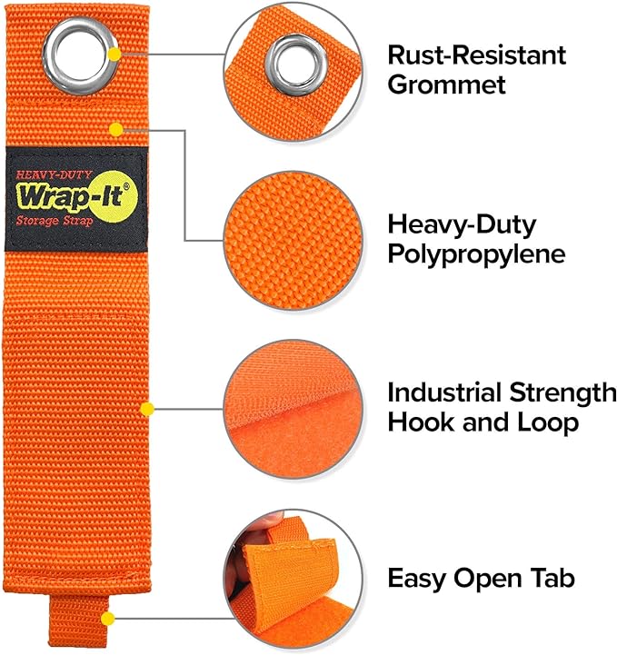 Heavy-Duty Wrap-It Storage Straps - Image 4
