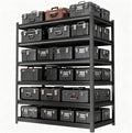 82'' Storage Shelves, Garage Metal Shelving Unit, Adjustable, Double-Layer by Beaunatixx
