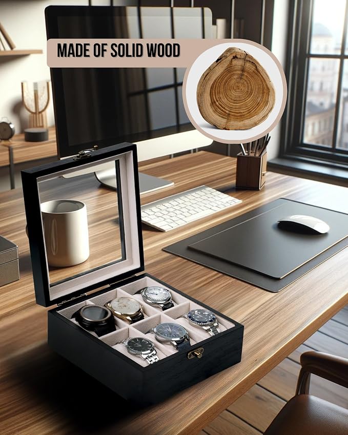 Watch Box, Watch Case for Men Women - Image 7