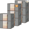 BALEINE 8 Pack Clothes Storage Bags, 24 Gallon Storage Containers by BALEINE