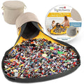 Creative QT SlideAway Toy Storage Organizer & Extra Large 52" Play Mat by CreativeQT