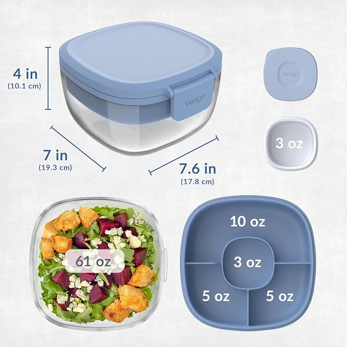 Bentgo Glass All-in-One Salad Container - Image 6