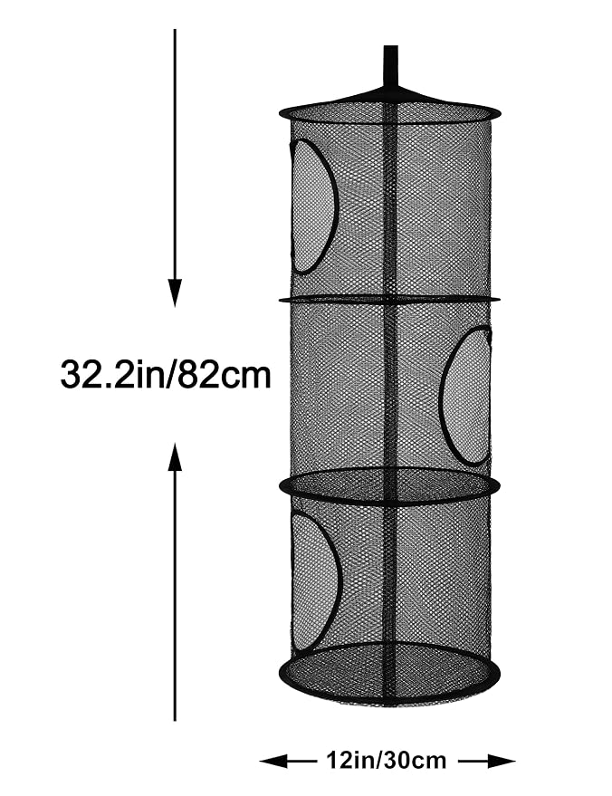 Libeder Mesh Hanging Storage Space Saver Bags Organizer, Foldable Storage - Image 5
