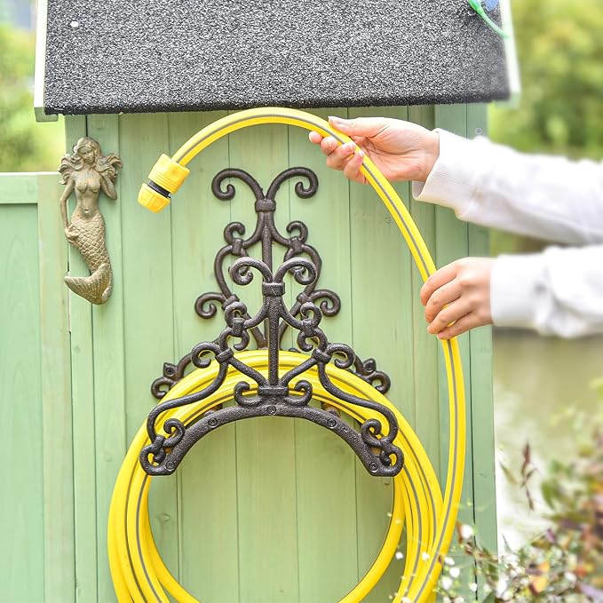 Sungmor Heavy Duty Cast Iron Garden Hose Holder - Image 2