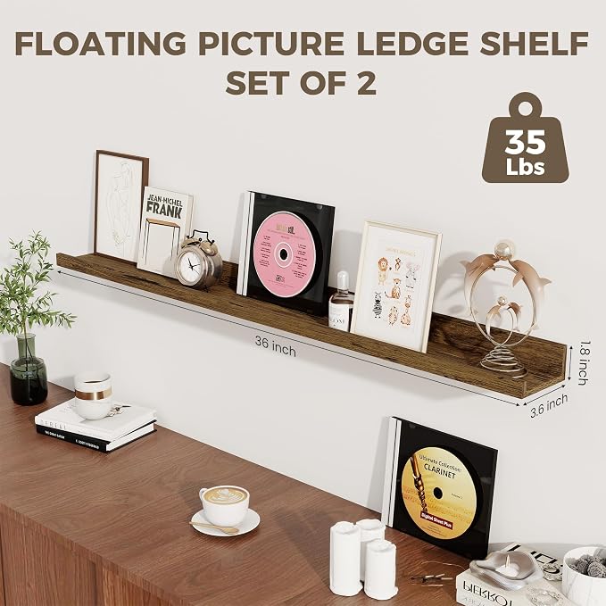 Axeman Floating Shelves for Wall - Image 3