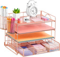 Lavatino 4-Tier Desk Paper Letter Tray Organizer by Lavatino