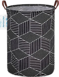 LANGYASHAN Laundry Basket Canvas Fabric Collapsible Organizer Basket by LANGYASHAN