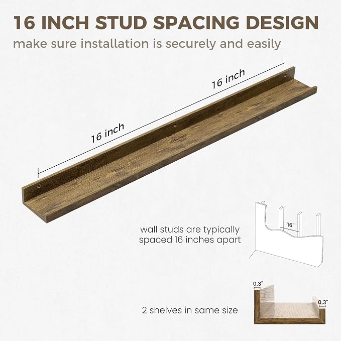 Axeman Floating Shelves for Wall - Image 4