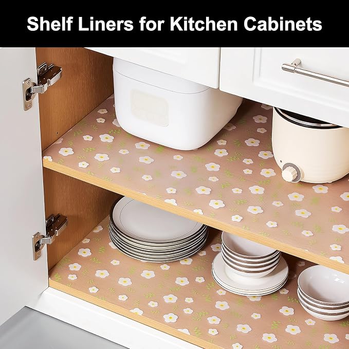 Cooyes Shelf Liner – Premium Non-Adhesive Cabinet & Drawer Liner - Image 2