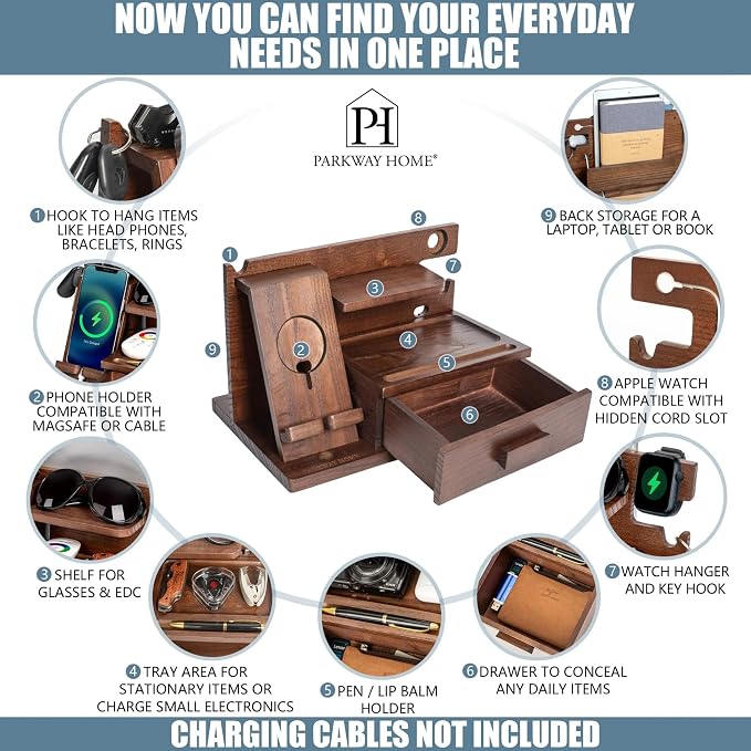 Wood Phone Docking Station - Image 2