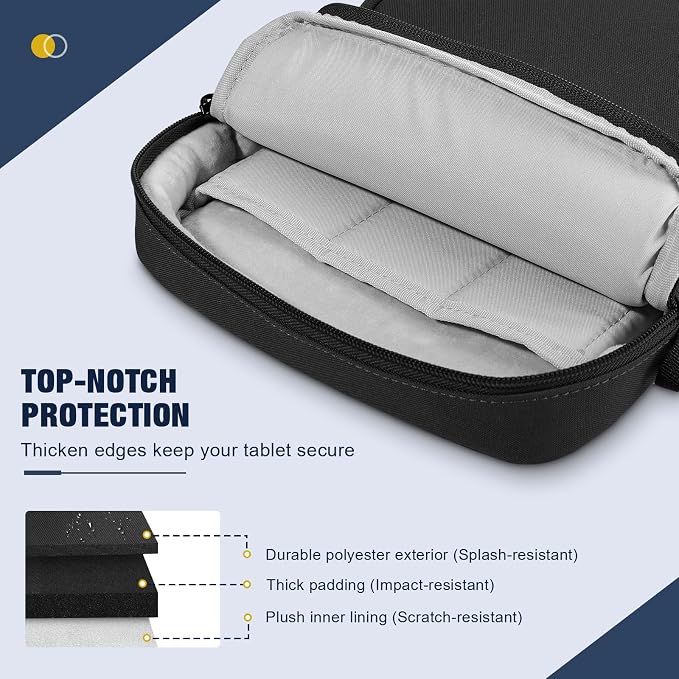 MoKo 13-14 Inch Laptop Sleeve Bag, Fits MacBook Air 13/13.3/13.6 Inch M2/M3 - Image 4