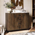 LuxenHome 47" Sideboard Buffet Cabinet by LuxenHome