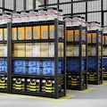 72"H Garage Shelving Units Storage Metal Shelves 2200LBS Heavy Duty Shelving 5 by Dyoung