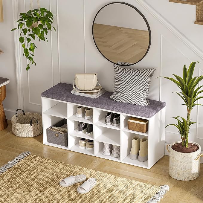 DINZI LVJ Shoe Storage Bench - Image 2