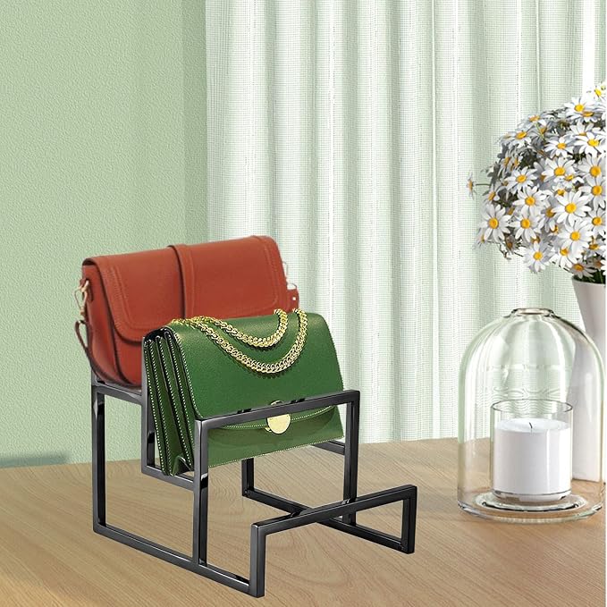 Clutch Purse Display Stand, 3 Layer Stainless Steel Wallet Display Stand Clutch - Image 4