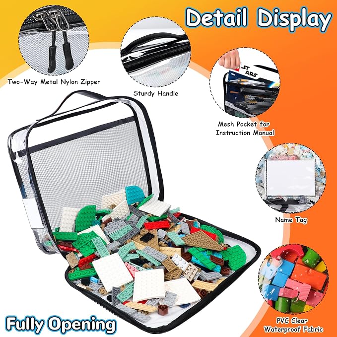 4 Pack Toy Storage Organizer Bag - Image 4