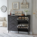 Shoe Storage Cabinet, Farmhouse Shoe Organizer by Barnyatoh
