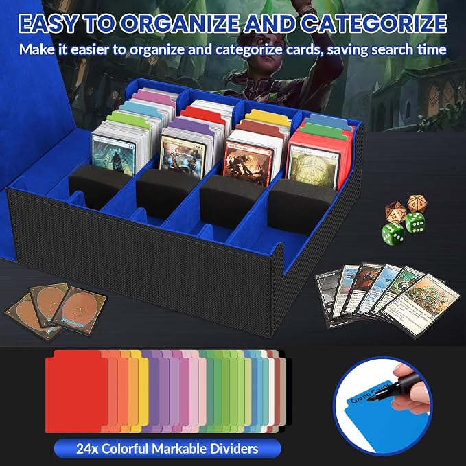 AOBOPLE Trading Card Storage Box, 3200+ Card Box Storage - Image 4